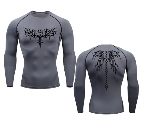 Athletic Cyberglism Men's Compression long sleeve